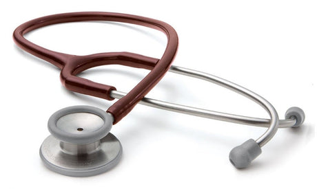 Clinician Stethoscope Adscope® 603 Burgundy 1-Tube 22 Inch Tube Double Sided Chestpiece - BeHope
