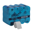 Toilet Tissue Compact® White 2-Ply Standard Size Coreless Roll 1000 Sheets 3-4/5 X 4-1/20 Inch - BeHope