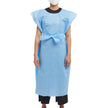 Patient Exam Gown X-Large Blue Disposable - BeHope