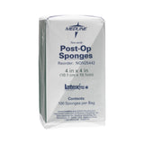 Cellulose Filled Nonwoven Sponge Medline Post Op 4 X 4 Inch NonSterile 100 per Pack - BeHope