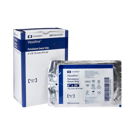 Petrolatum Impregnated Dressing Vaseline® Rectangle 6 X 36 Inch Sterile - BeHope