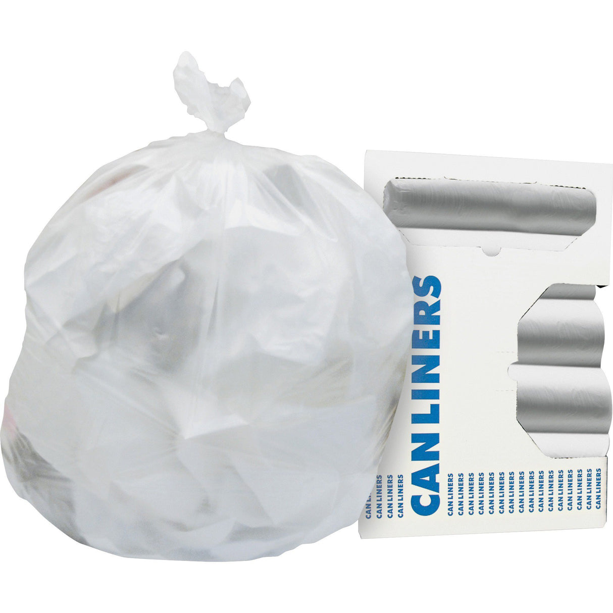 Trash Bag Heritage™ 30 gal. Natural HDPE 8 Mic. 30 X 37 Inch Star Seal Bottom Flat Pack - BeHope