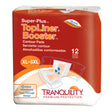 Booster Pad Tranquility® Top Liner® Contour 14 X 32 Inch Heavy Absorbency Super Absorbent Core One Size Fits Most - BeHope
