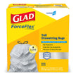 Trash Bag CloroxPro® Glad® ForceFlex Tall Kitchen 13 gal. Gray LLDPE 0.95 mil 24 X 28 Inch Flat Pack - BeHope