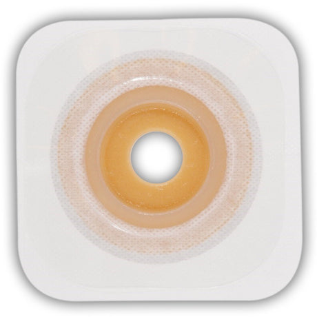 Ostomy Barrier Esteem synergy® Trim to Fit, Extended Wear Durahesive® Adhesive Without Flange Hydrocolloid 1/2 to 7/8 Inch Opening 4 X 4 Inch - BeHope