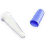 Catheter Plug Curity™ Sterile, White Plug, Blue Cap, Plastic - BeHope