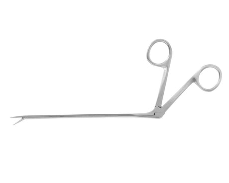 Alligator Forceps Hartmann Stainless Steel Nonlocking Finger Ring Handle Straight Serrated Tips - BeHope