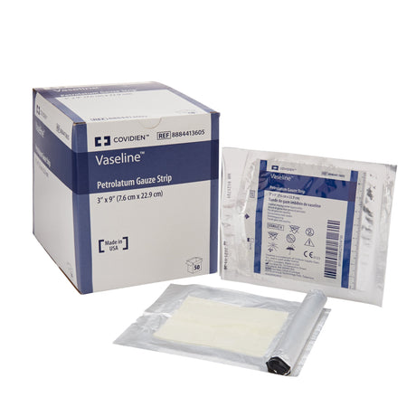 Petrolatum Impregnated Dressing Vaseline® Rectangle 3 X 9 Inch Sterile - BeHope