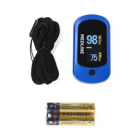 Medline One-Piece Finger Pulse Oximeter
