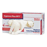 Exam Glove Cypress Plus® PFT Large NonSterile Latex Standard Cuff Length Fully Textured Ivory Not Rated - BeHope