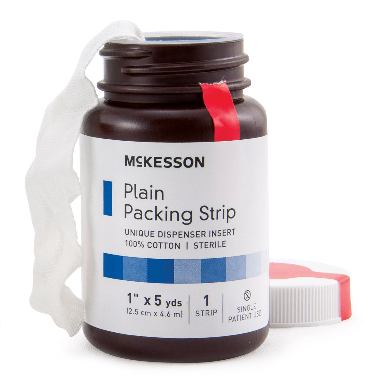 Wound Packing Strip McKesson Non-impregnated 1 Inch X 5 Yard Sterile Plain - BeHope