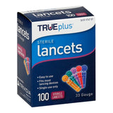 Lancet for Lancing Device TRUEplus™ 33 Gauge Non-Safety Twist Off Cap Finger - BeHope