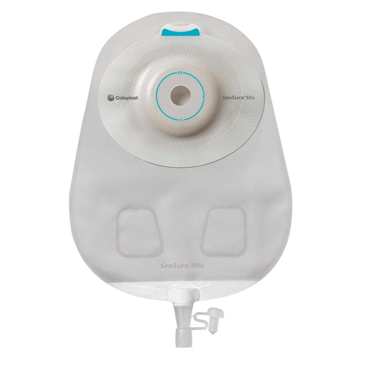 Urostomy Pouch SenSura® Mio Convex One-Piece System 10-1/2 Inch Length, Maxi Soft Convex, Trim to Fit 3/8 to 2 Inch Stoma Drainable - BeHope
