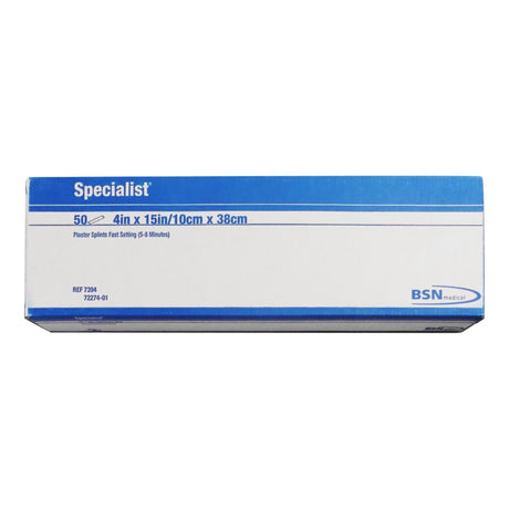 Plaster Splint Specialist® 4 X 15 Inch Plaster of Paris White - BeHope