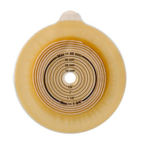 Ostomy Barrier Assura® Trim to Fit, Extended Wear Pectin Based Adhesive 60 mm Flange Blue Code System Synthetic Resin 5/8 to 1-3/4 Inch Opening - BeHope