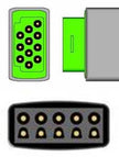 ECG Cable Sage Services 11-Pin Connector Monitor Side, 5 Lead, 3.0m - BeHope
