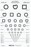 Eye Chart Lea Symbols® 10 Foot Distance Acuity Test - BeHope