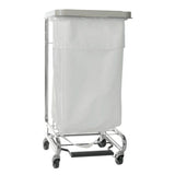Hamper Stand McKesson Biohazardous Waste Rectangular Opening Foot Pedal Self-Closing Lid - BeHope