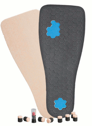 Insole Peg Assist™ EVA / Plastzote® Foam / Poron® Female 7 to 9 / Male 6 to 8 - BeHope