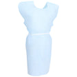 Patient Exam Gown McKesson One Size Fits Most Blue Disposable - BeHope