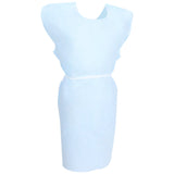 Patient Exam Gown McKesson One Size Fits Most Blue Disposable - BeHope