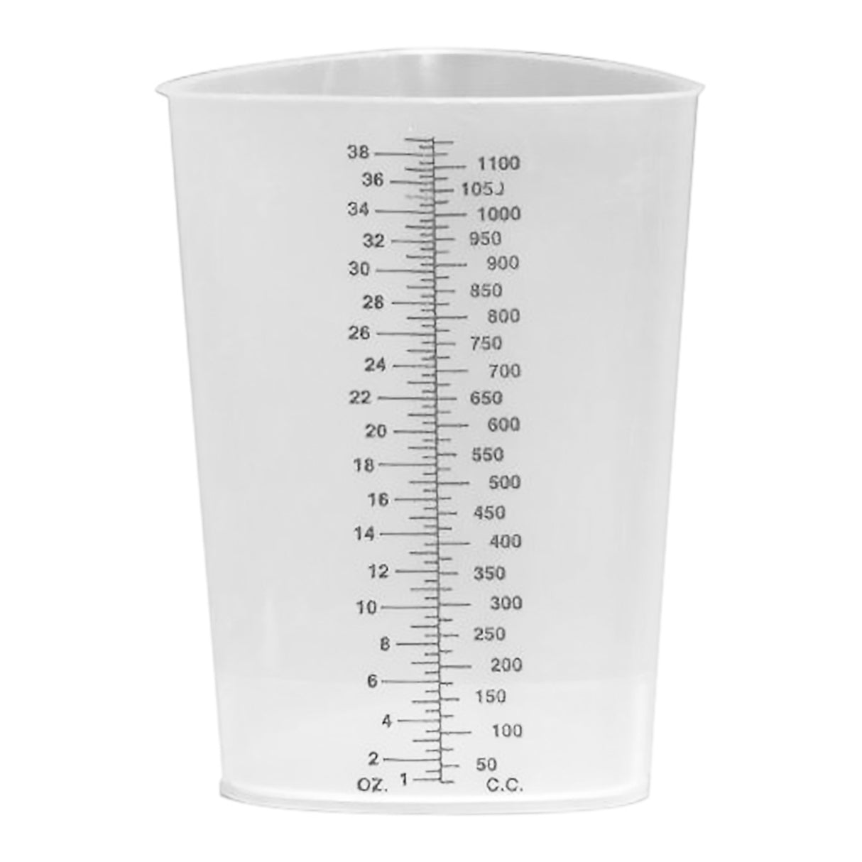Graduated Beaker Plasti-Grad® Triangular Polypropylene 1,200 mL - BeHope