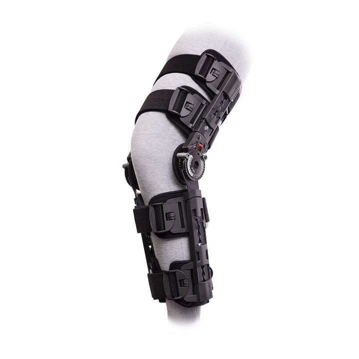 Knee Brace X-rom™ One Size Fits Most D-ring / Hook And Loop Strap Closure Left Or Right Knee - Behope