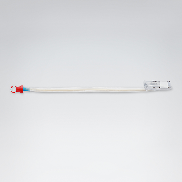 Vapro Plus F-style Touch-free Hydrophilic Intermittent Catheter With Collection Bag - Straight Tip, 16in, Box of 30