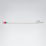 Vapro Plus F-style Touch-free Hydrophilic Intermittent Catheter With Collection Bag - Straight Tip, 16in, Box of 30