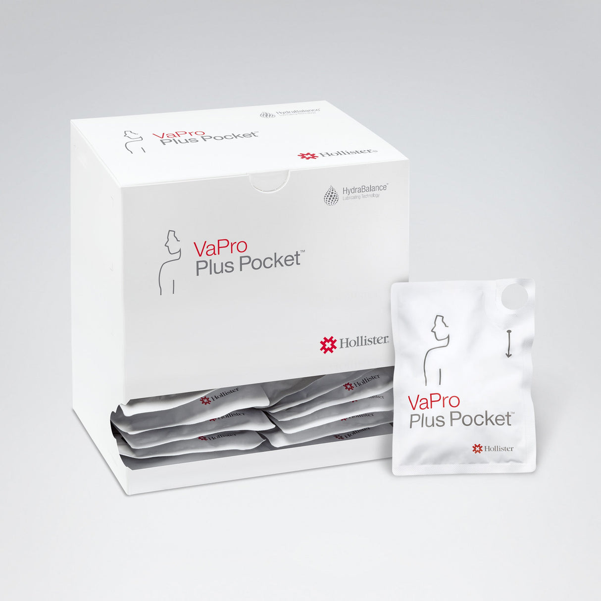 Vapro Plus Pocket Touch-free Hydrophilic Intermittent Catheter - Box of 30