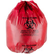 Biohazard Waste Bag Bio-Bag™ Biohazard Symbol / Danger / Infectious Waste Red - BeHope