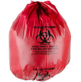 Biohazard Waste Bag Bio-Bag™ Biohazard Symbol / Danger / Infectious Waste Red - BeHope