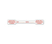 Pre-Printed Label Auxiliary Label Red Paper DO NOT USE IF PROTECTIVE SEAL IS BROKEN / DATE: _____ INITIAL: _____ Red Safety and Instructional 1/2 X 4-1/2 Inch - BeHope