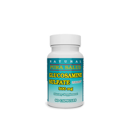 Joint Health Supplement Pura Salud™ Glucosamine HCI 500 mg Strength Capsule 60 per Bottle - BeHope