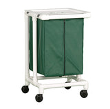 Single Hamper With Bag Jumbo 4 Casters 55 Gal. - Behope