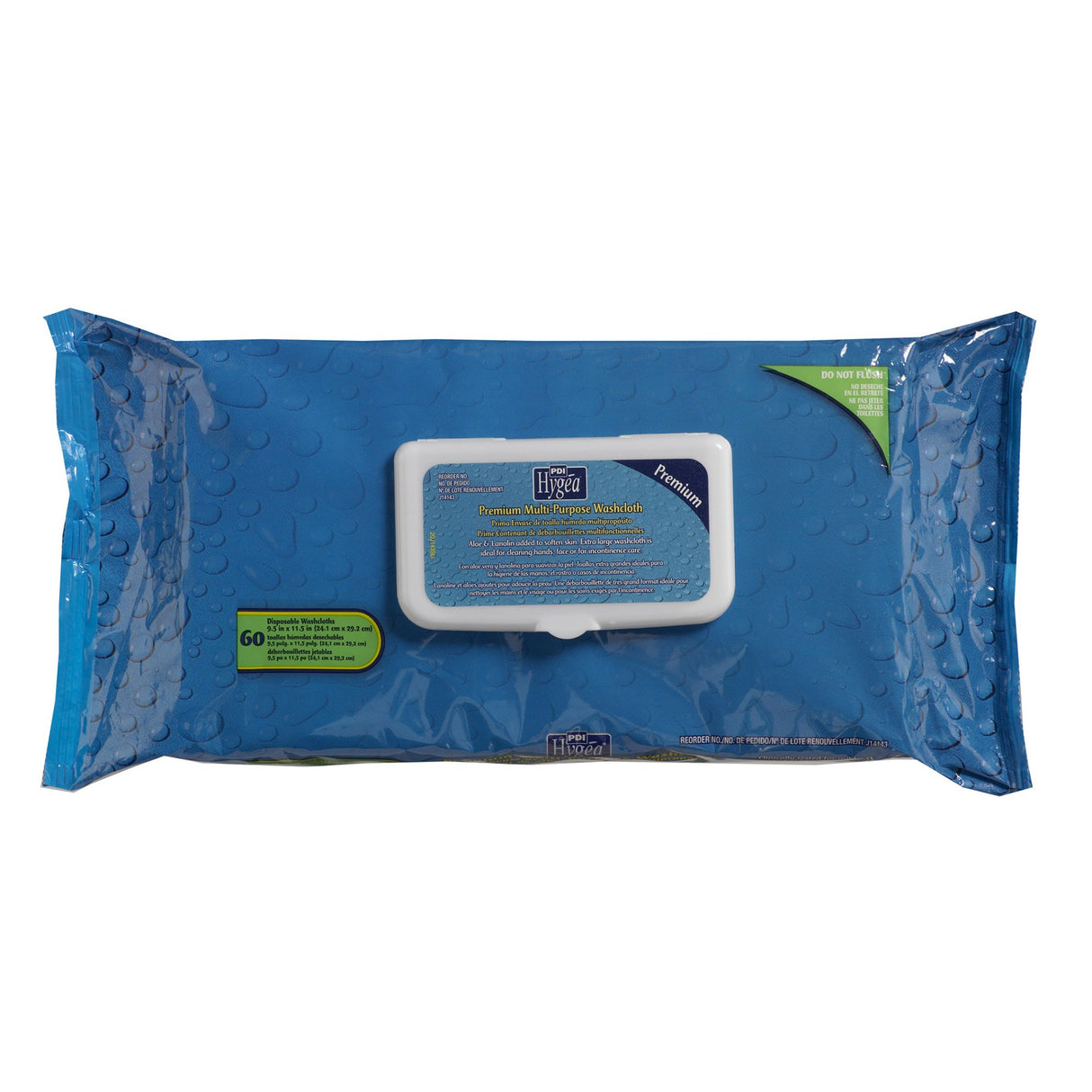 Personal Cleansing Wipe Hygea® Premium Soft Pack Scented 60 Count - BeHope