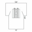 Abdominal Drape Laparotomy Drape 100 W X 72 W X 124 L Inch Sterile - BeHope