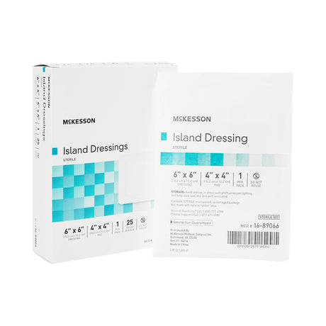 Island Dressing McKesson 6 X 6 Inch Square Sterile - BeHope