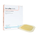 Thin Hydrocolloid Dressing DermaFilm® Film Backing 4 X 4 Inch Square Hydrocolloid / Film - BeHope
