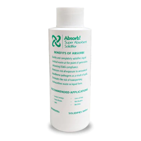 Fluid Solidifier Absorb! 1,200 cc Bottle 23.5 oz. - BeHope