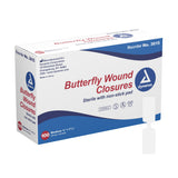 Skin Closure Strip Secure Strip™ 3/8 X 1-13/16 Inch Plastic Butterfly Closure White - BeHope