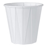 Souffle Cup Solo® 3.5 oz. White Paper Disposable - BeHope