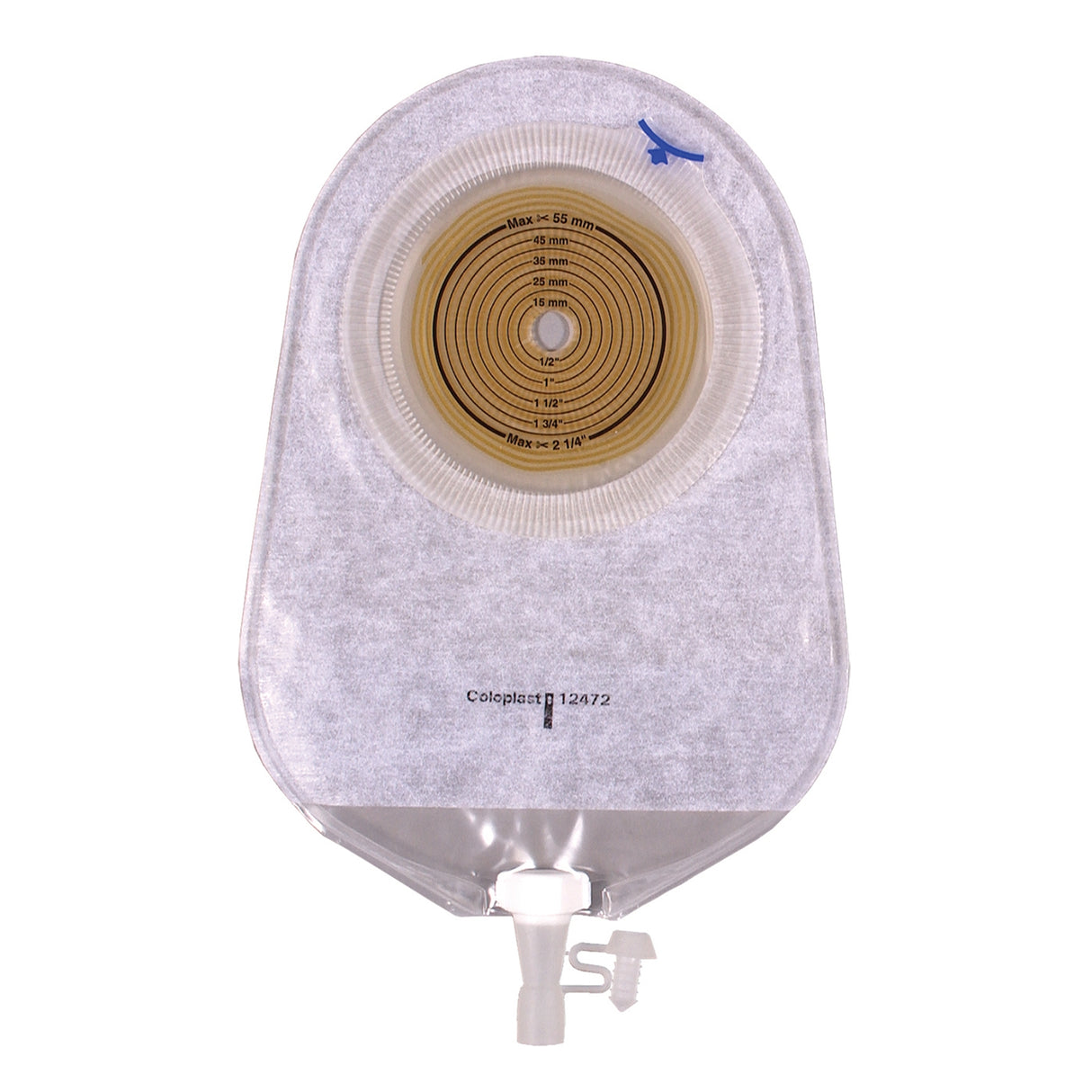 Urostomy Pouch Assura® New Generation One-Piece System 10-3/4 Inch Length Convex, Trim to Fit 5/8 to 1-11/16 Inch Stoma Drainable - BeHope