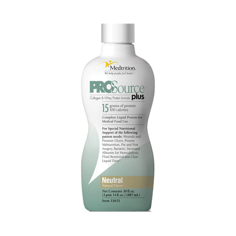 Oral Supplement ProSource® Plus Neutral Flavor Liquid 30 oz. Bottle - BeHope