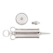 Ear Syringe with Shield McKesson Argent™ Three Ring Style Three Ring, Silver Barrel and Plunger OR Grade - BeHope