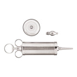 Ear Syringe with Shield McKesson Argent™ Three Ring Style Three Ring, Silver Barrel and Plunger OR Grade - BeHope