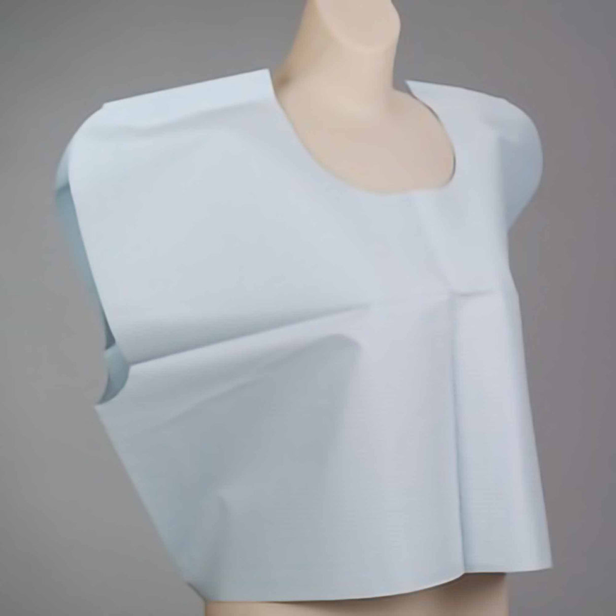 Exam Cape Tidi® Blue One Size Fits Most Front / Back Opening Without Closure Unisex Disposable - BeHope