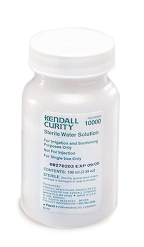 Solution d'eau stérile 3,5 oz 48 par boîte