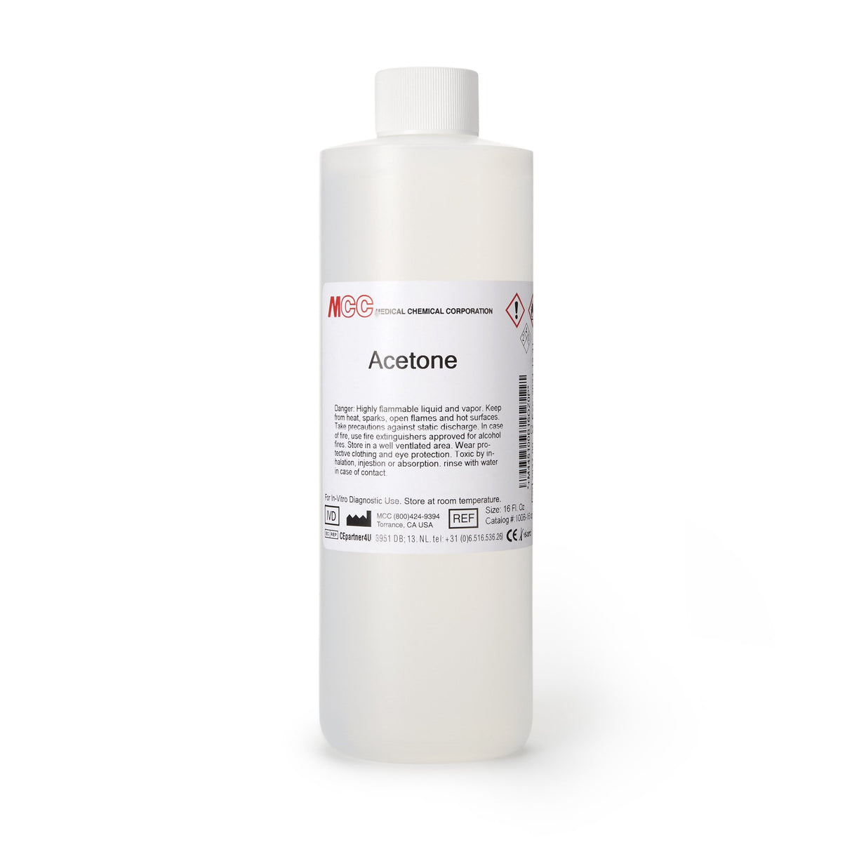 Chemistry Reagent Acetone Alcohol Solvent 100% v/v 16 oz. - BeHope