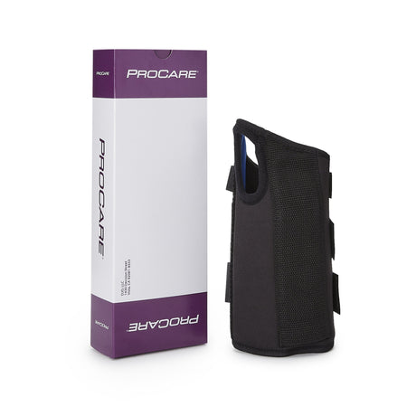 Wrist Brace ProCare® ComfortFORM™ Aluminum / Foam / Spandex / Plastic Left Hand Black Large - BeHope